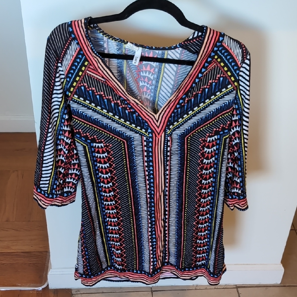 Colorful Geometric Women's Top